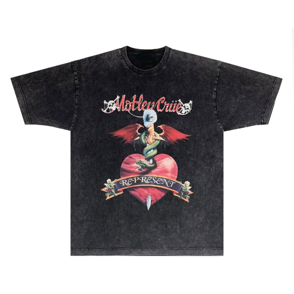 Represent Love Skull Hd Direct Inkjet Printed Short Sleeves